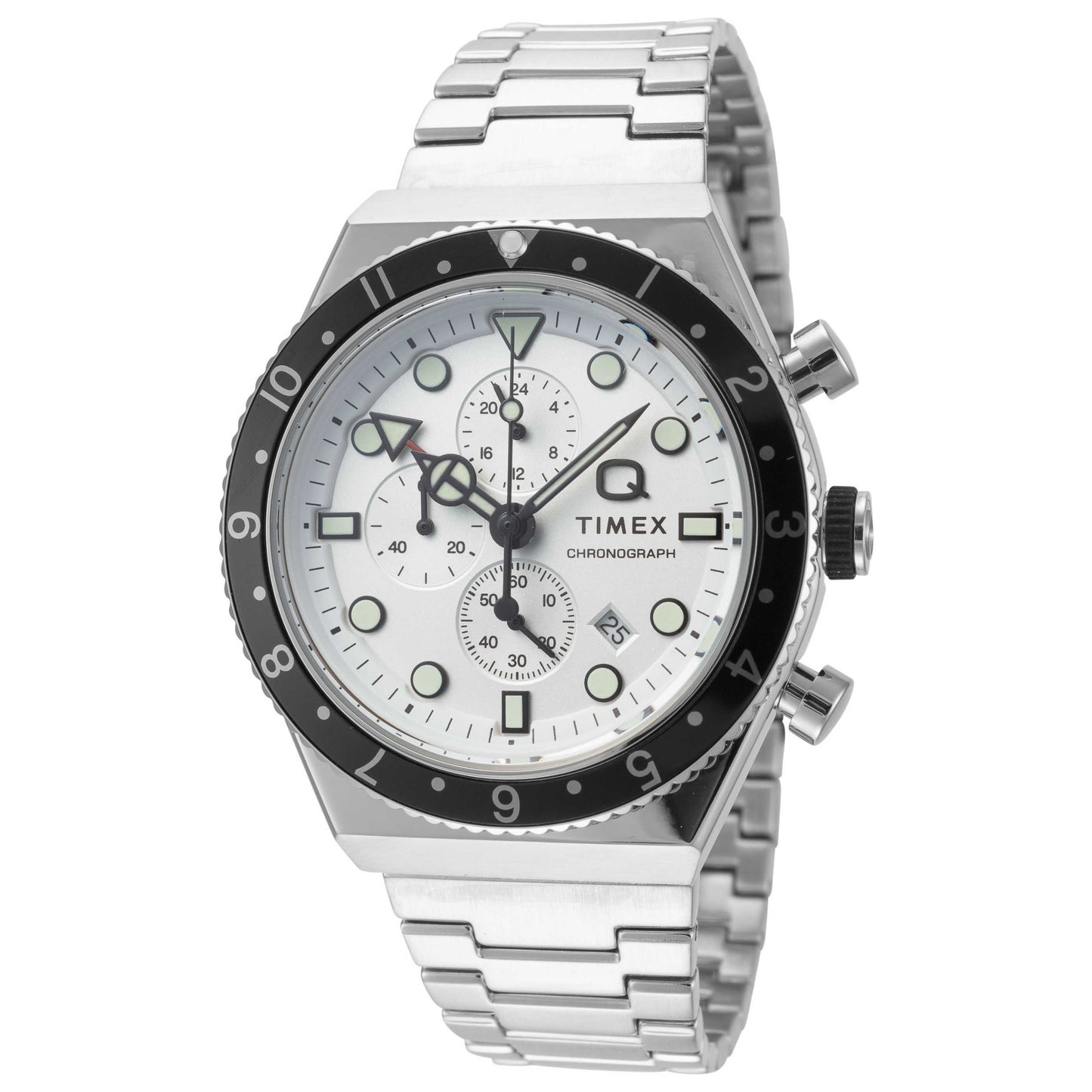 Front view of Timex Q Timex Men's Quartz Watch TW2V69900VQ