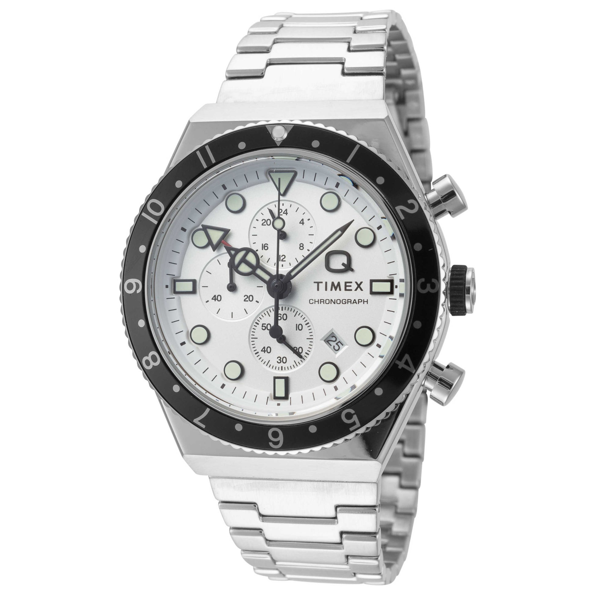Front view of Timex Q Timex Men's Quartz Watch TW2V69900VQ