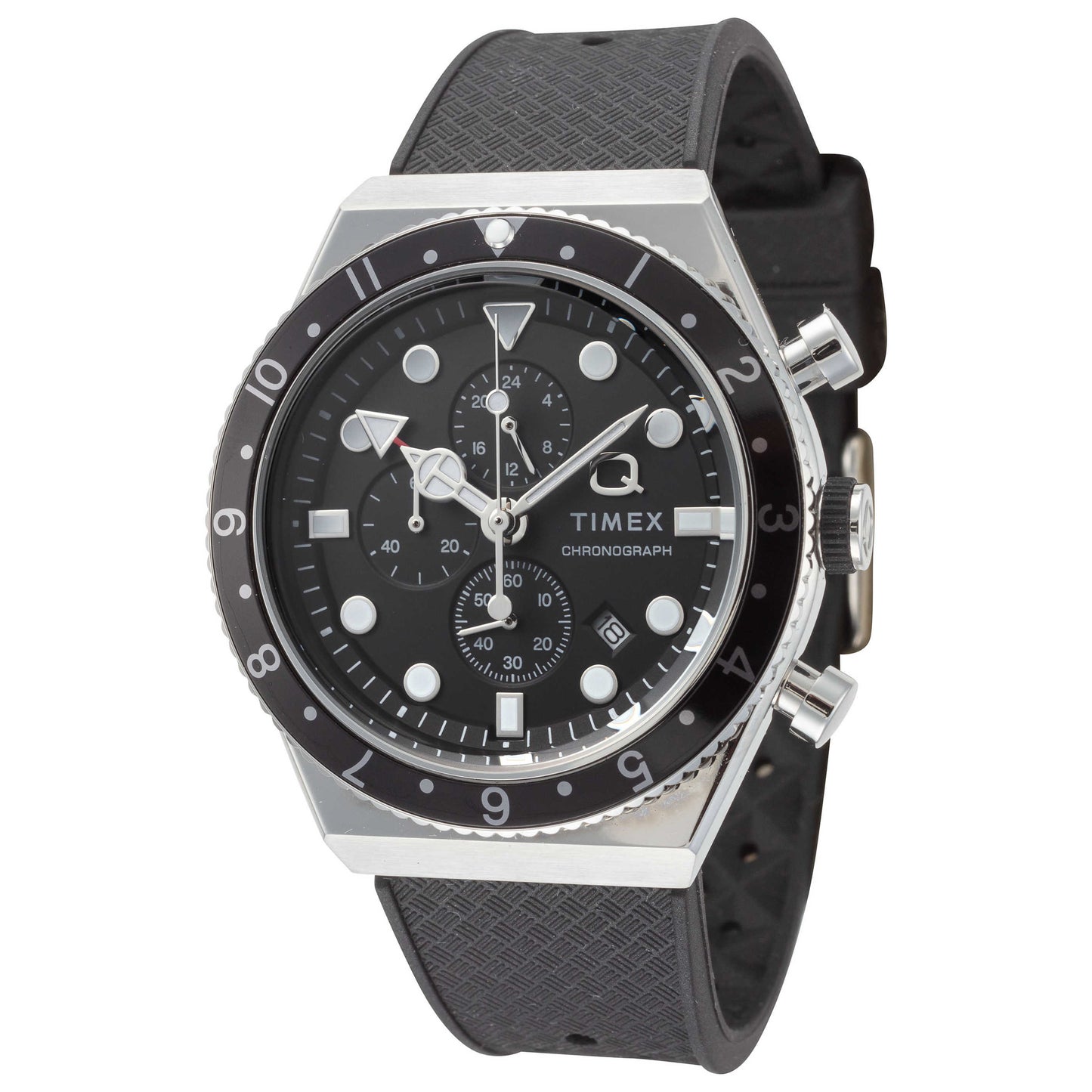 Front view of Timex Q Timex Men's Quartz Watch TW2V70000VQ