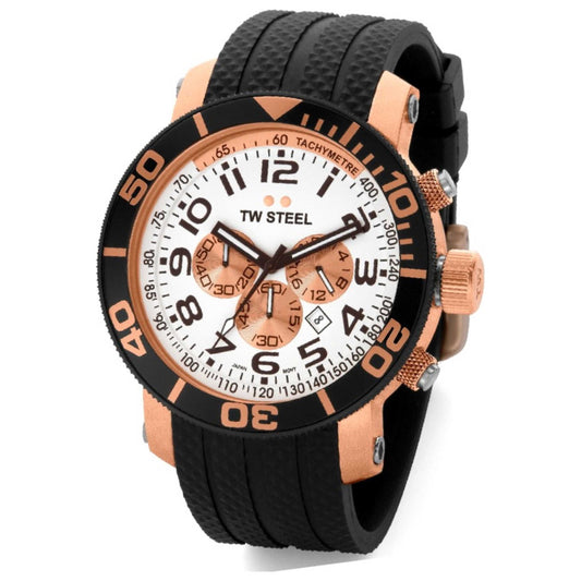 Front view of TW Steel Grandeur Diver Men's Quartz Watch TW76