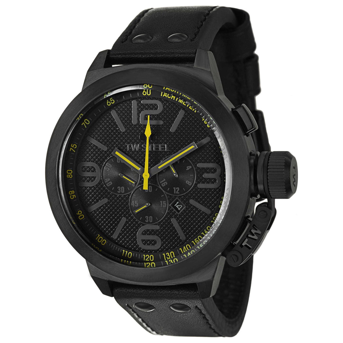 Front view of TW Steel Canteen Men's Japanese Quartz (Battery-Powered) Watch TW901