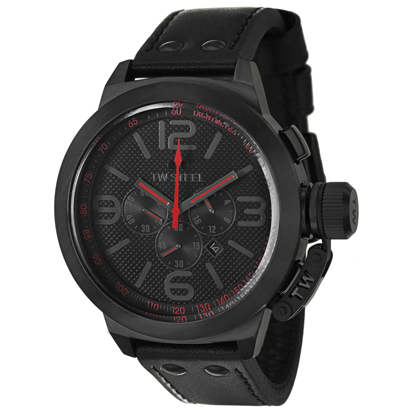 Front view of TW Steel Canteen Men's Japanese Quartz (Battery-Powered) Watch TW903