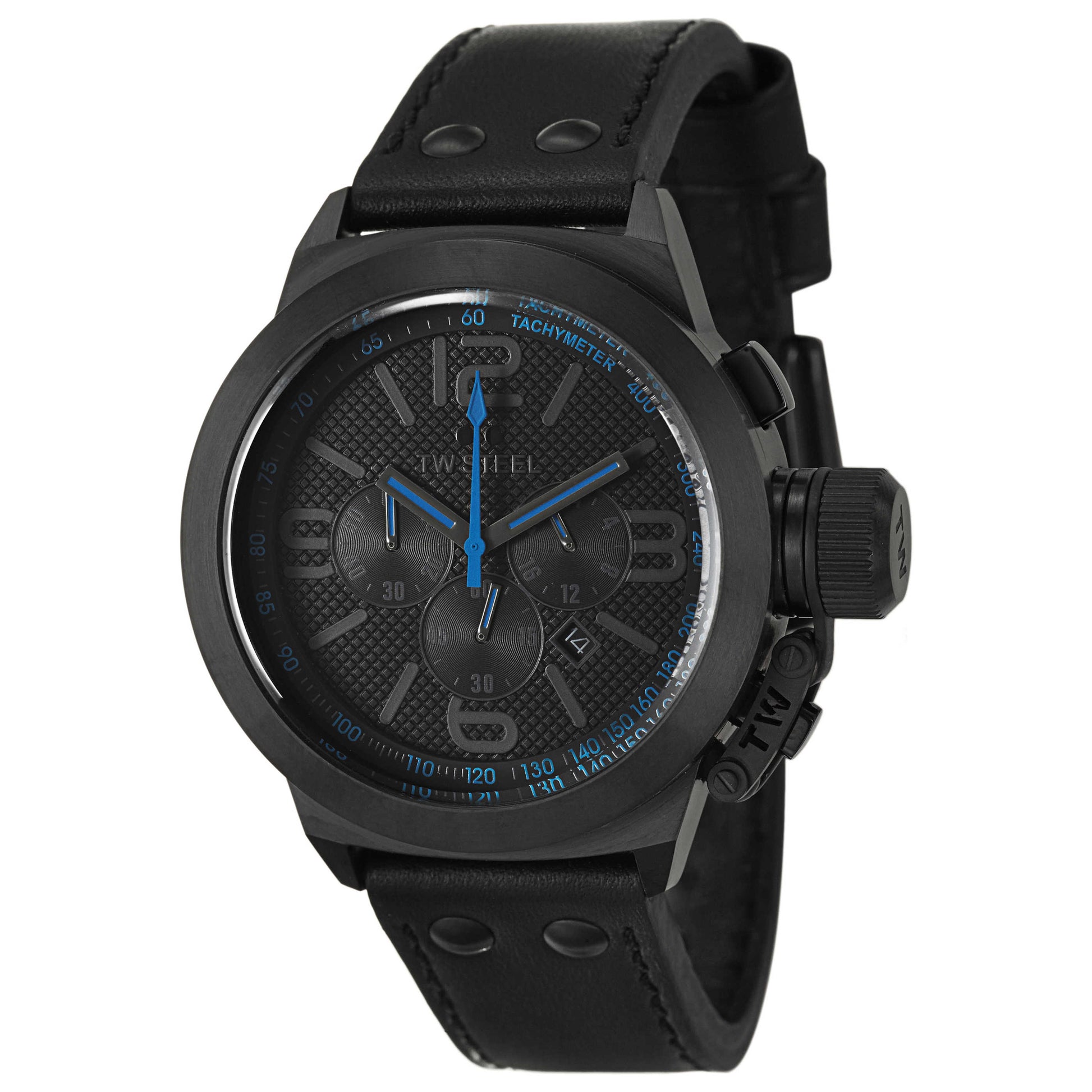 Front view of TW Steel Canteen Men's Japanese Quartz (Battery-Powered) Watch TW904