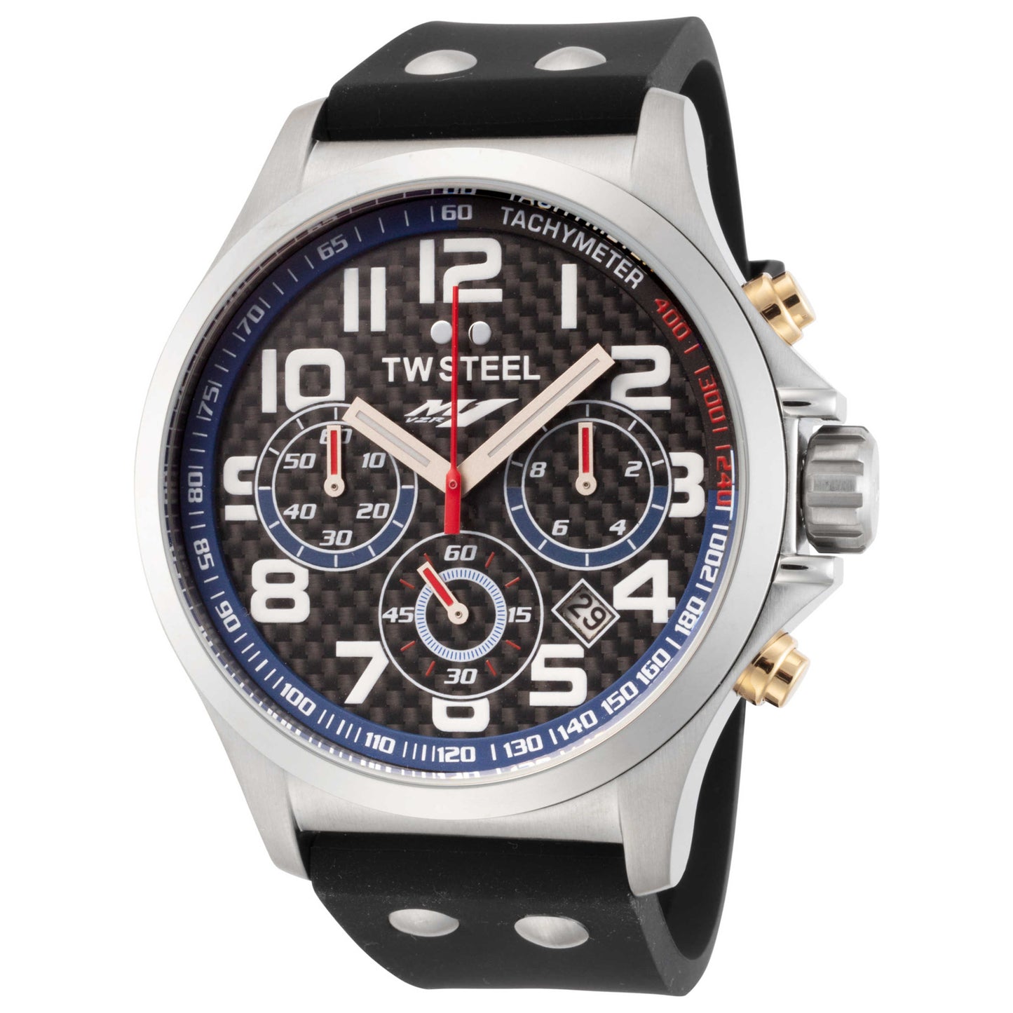 Front view of TW Steel Analog Men's Quartz Watch TW927