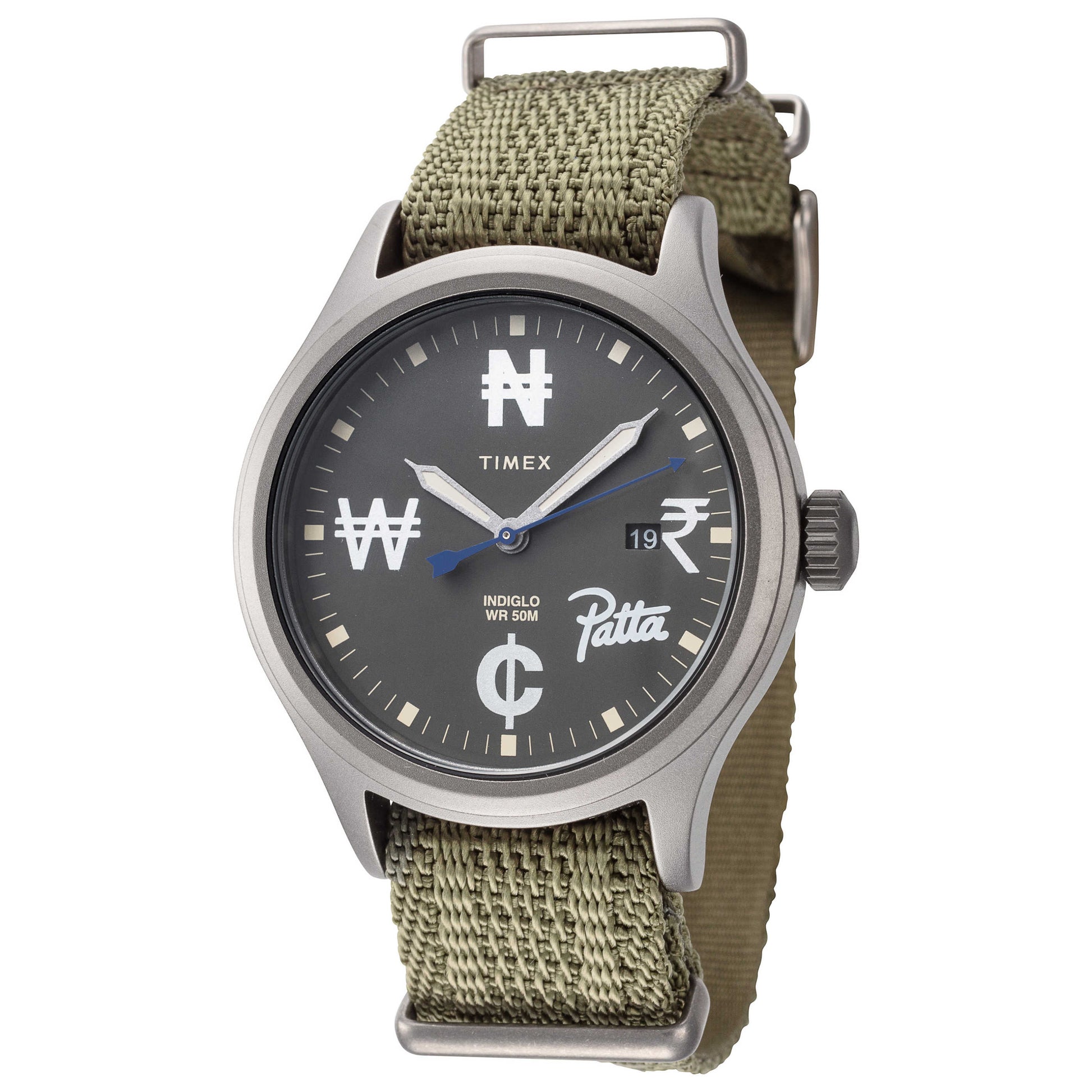 Front view of Timex Patta Collab Men's Quartz Watch TWG027700