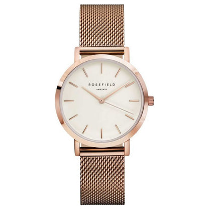 Front view of Rosefield Tribeca Women's Quartz Watch TWR-T50