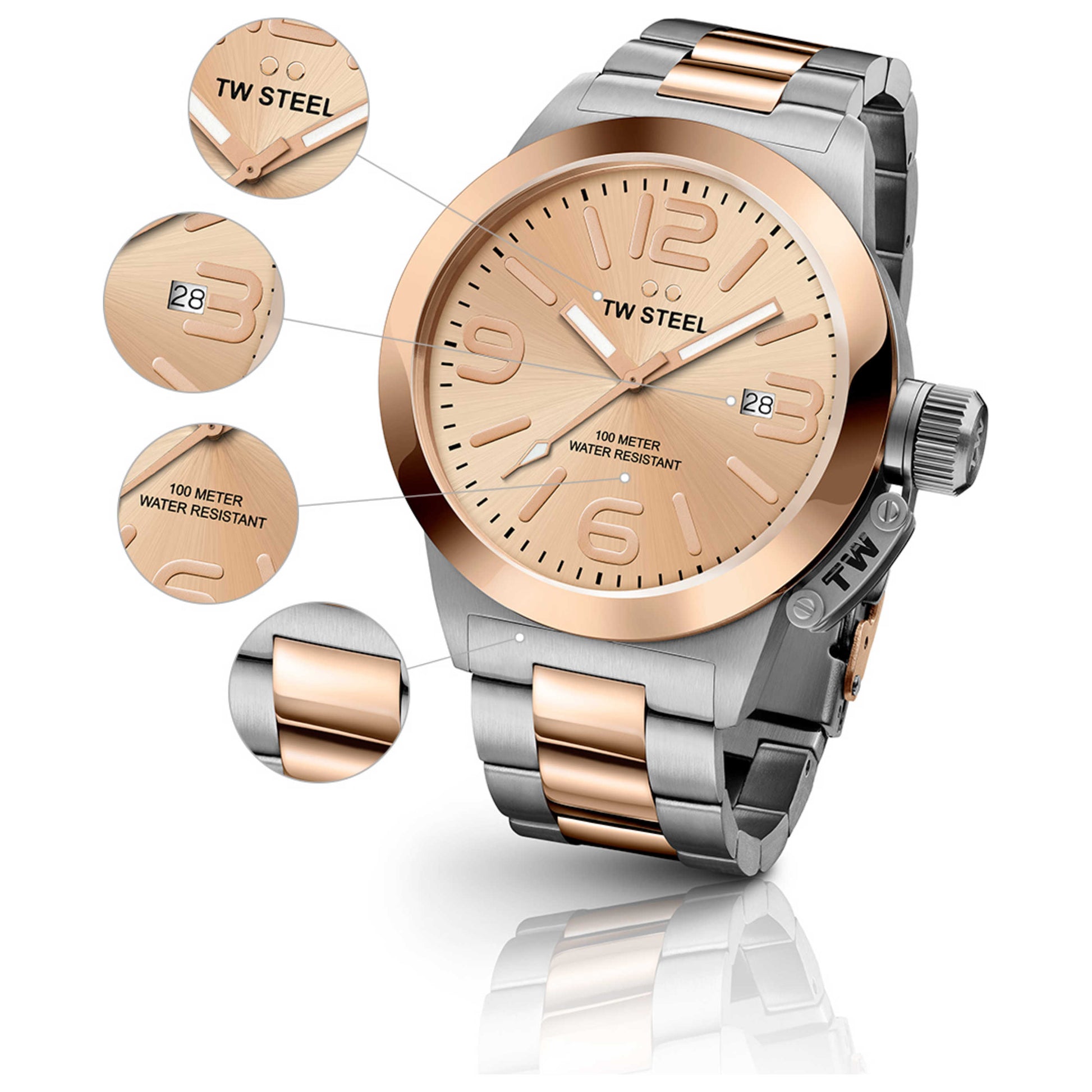 TW Steel Canteen Men's Quartz Watch TWS-CB404 - Image #5