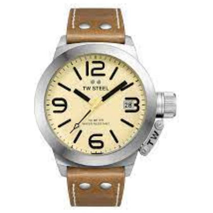 Front view of TW Steel Canteen Men's Quartz Watch TWS-CS11