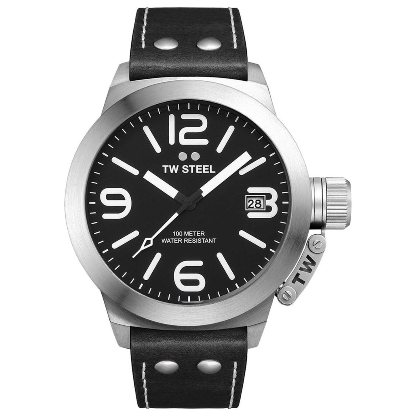 Front view of TW Steel Canteen Men's Quartz Watch TWS-CS1
