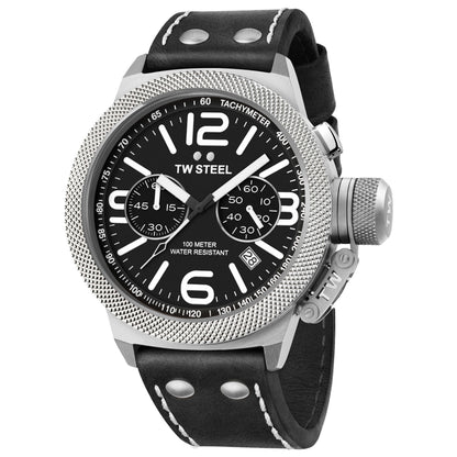 Front view of TW Steel Canteen Men's Quartz Watch TWS-CS4