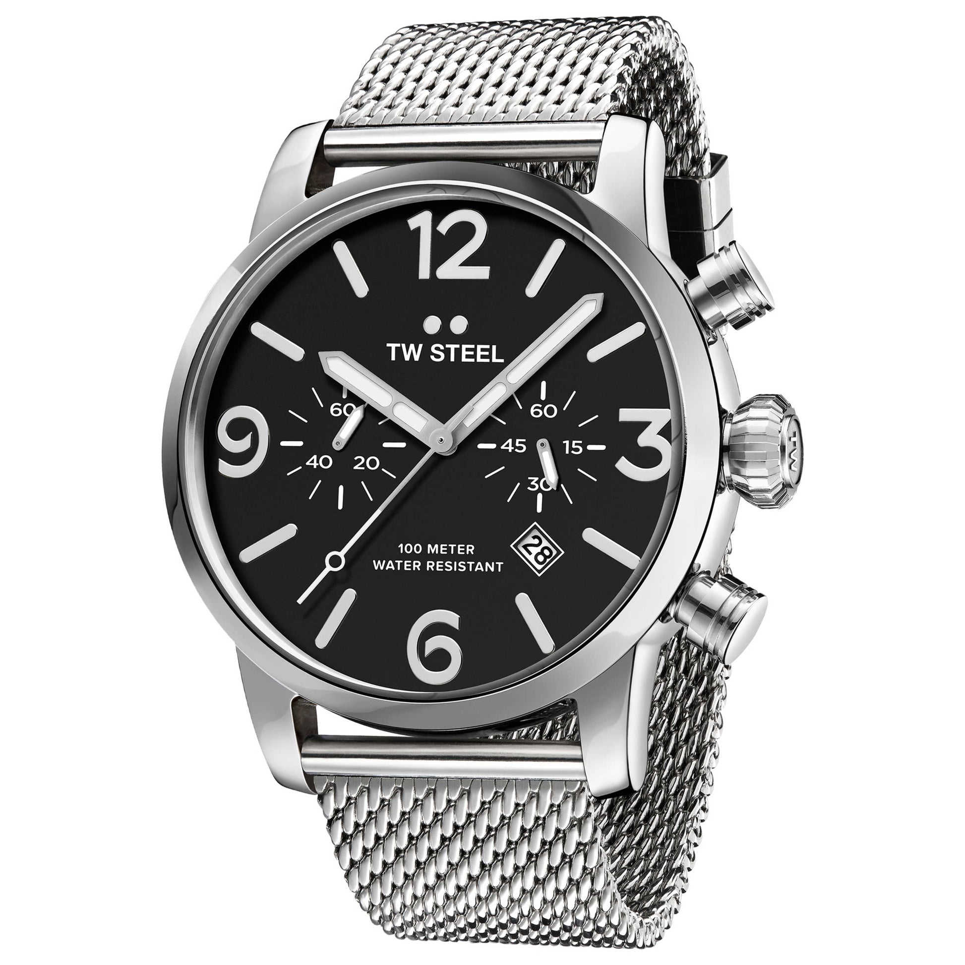 Front view of TW Steel Maverick Men's Quartz Watch TWS-MB13