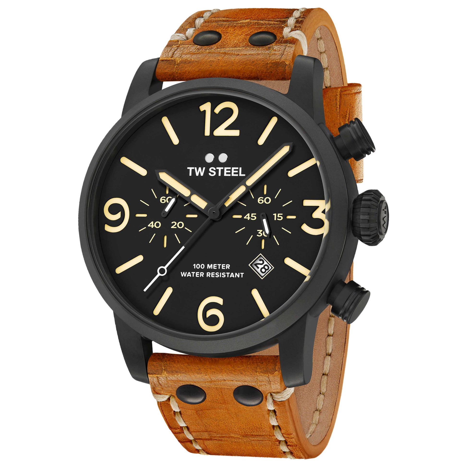 Front view of TW Steel Maverick Men's Quartz Watch TWS-MS33