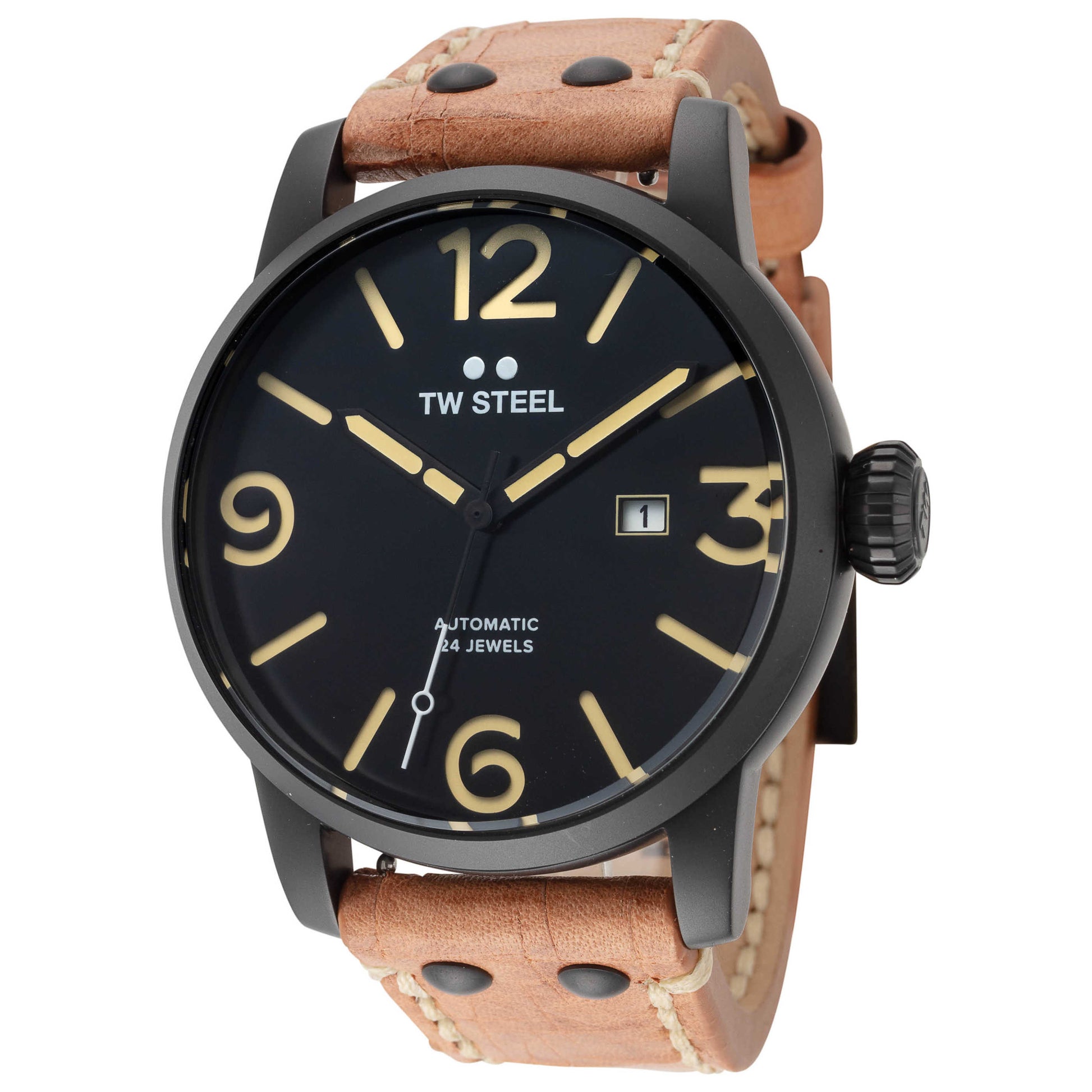 Front view of TW Steel Maverick Men's Automatic Watch TWS-MS36