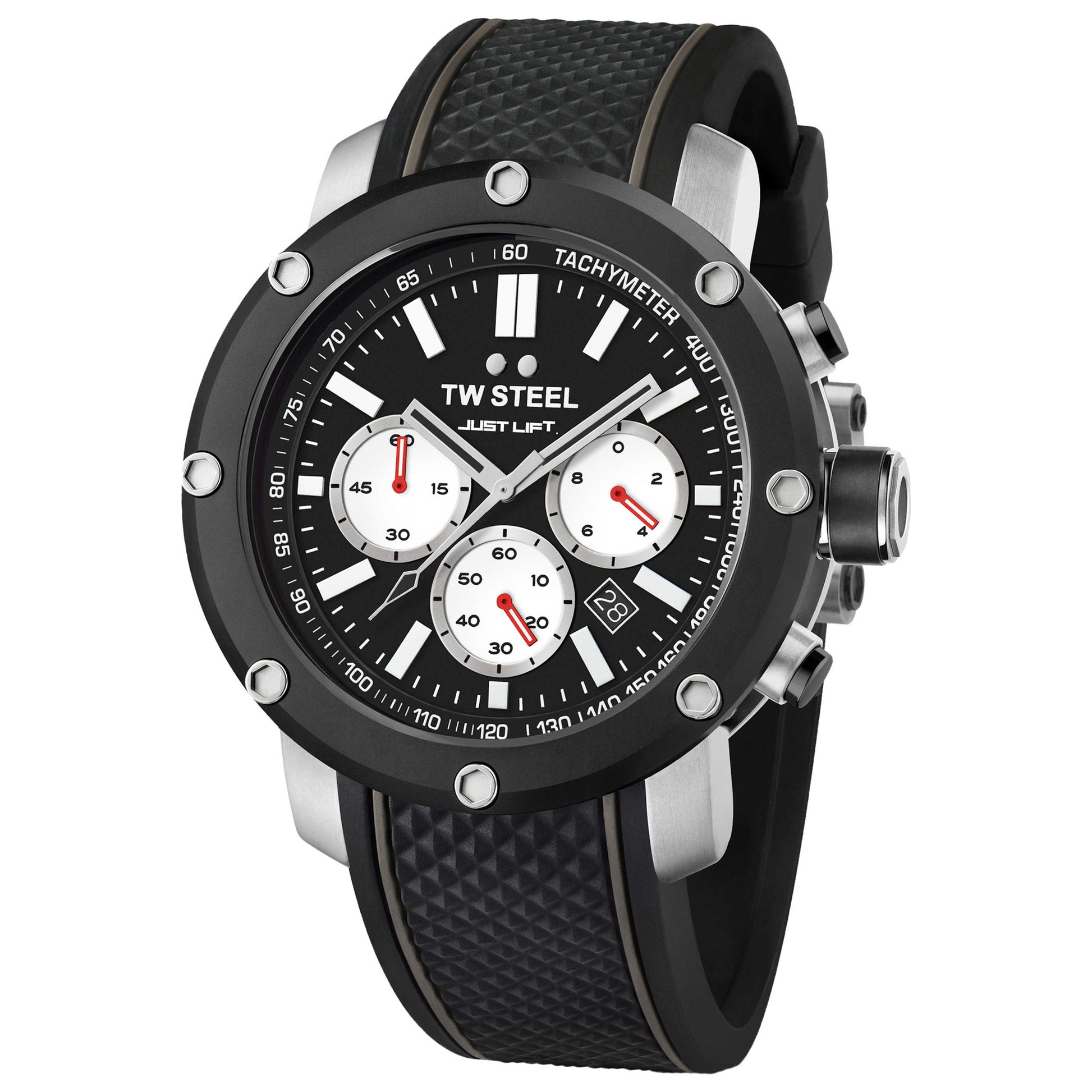 Front view of TW Steel Grandeur Tech Men's Quartz Watch TWS-TS11