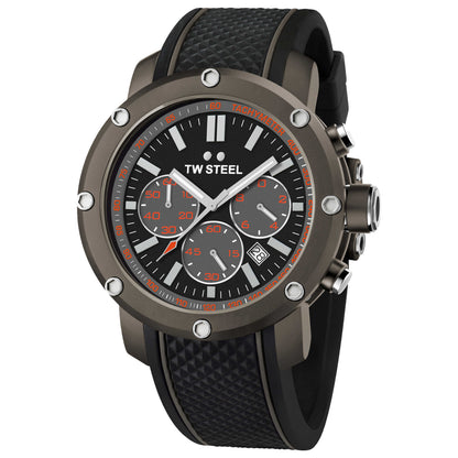 Front view of TW Steel Grandeur Tech Men's Quartz Watch TWS-TS4