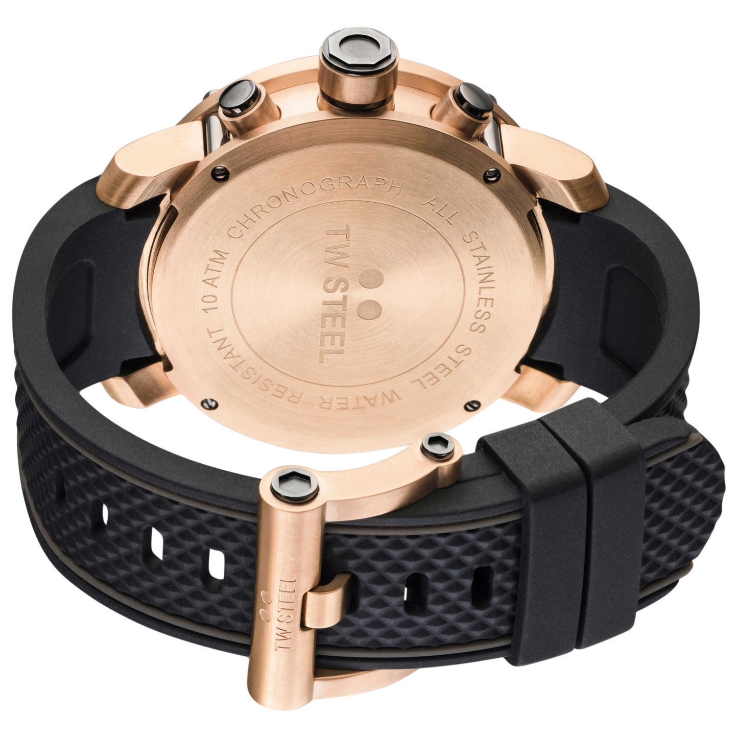 Back view of TW Steel Grandeur Tech Men's Quartz Watch TWS-TS5