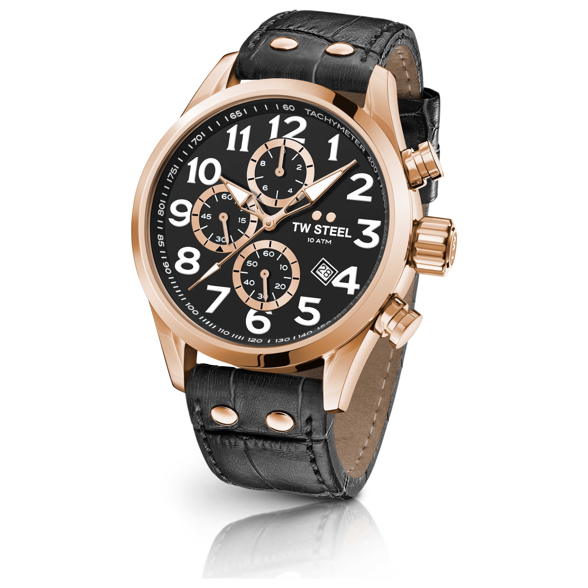 Front view of TW Steel Volante Men's Quartz Watch TWS-VS74