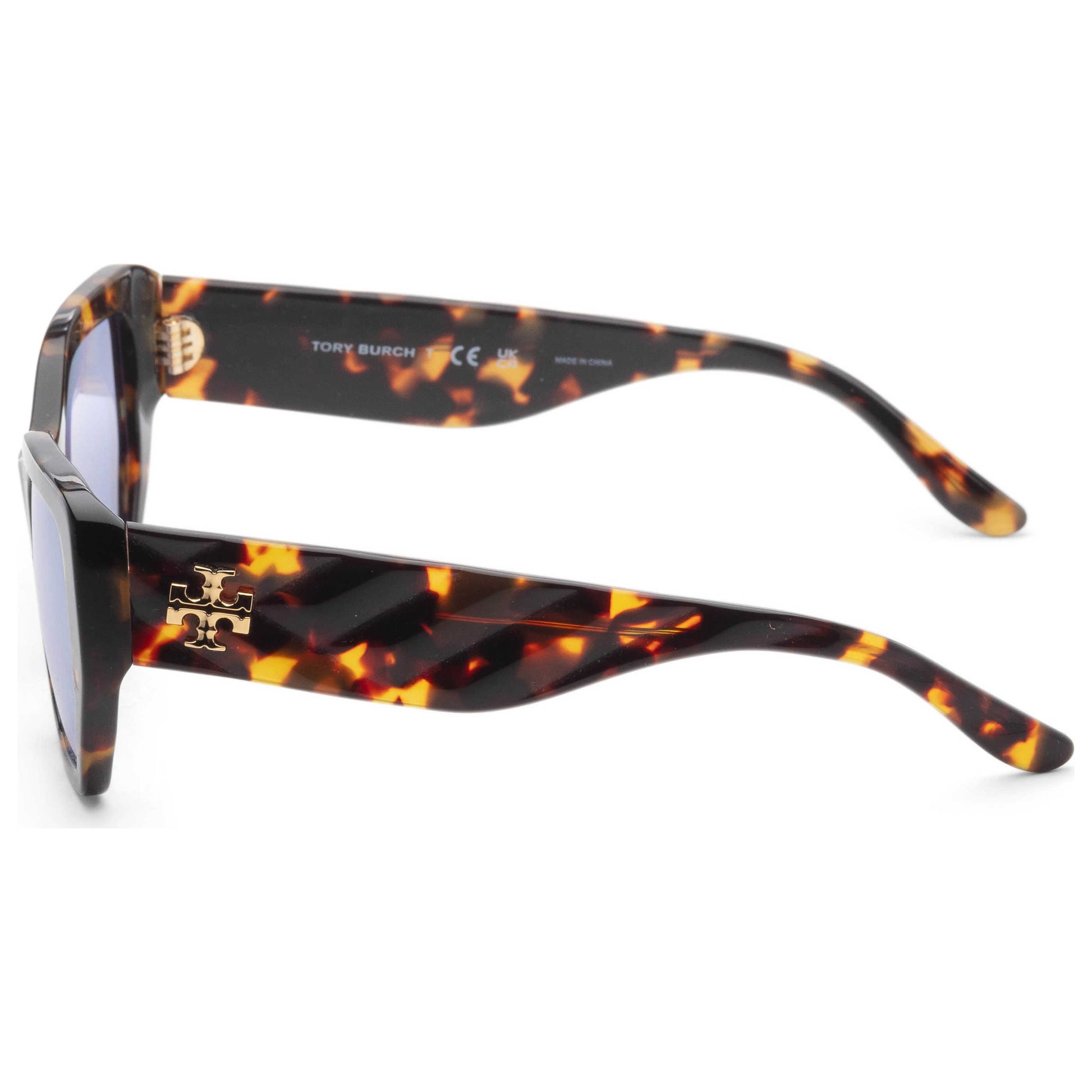 Left view of Tory Burch Fashion Women's Sunglasses TY7187U-19441U-53