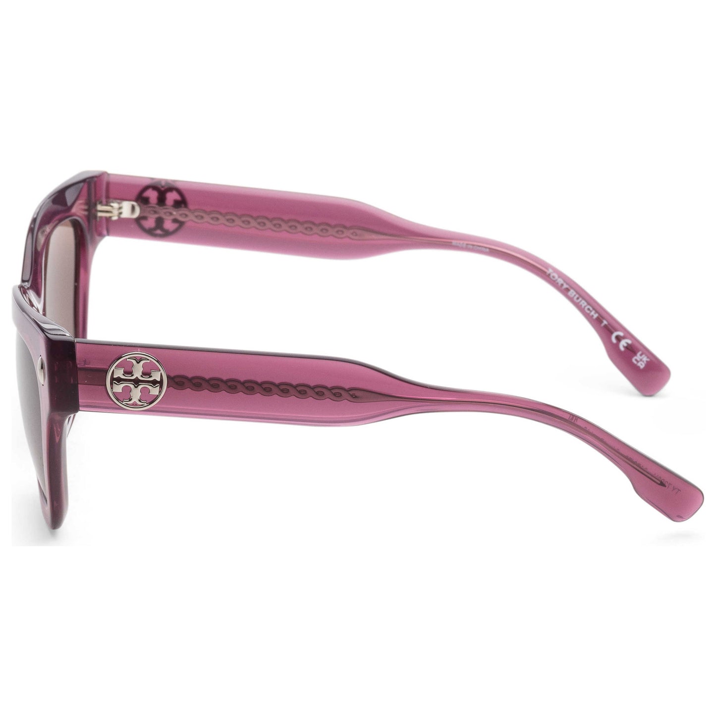 Left view of Tory Burch Fashion Women's Sunglasses TY7208U-317973-54