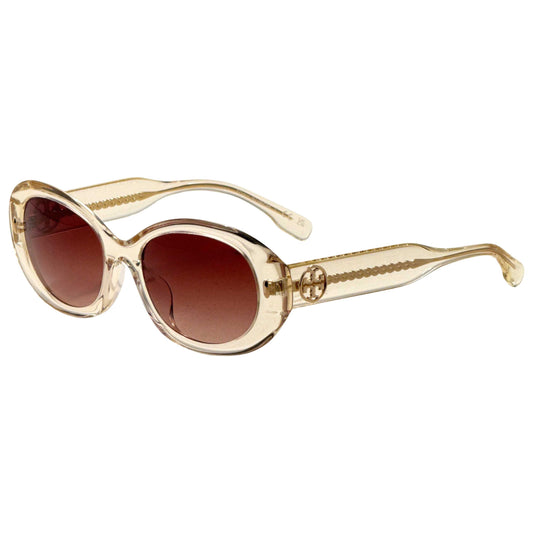 Front view of Tory Burch Women's Sunglasses TY7214U-195213-53