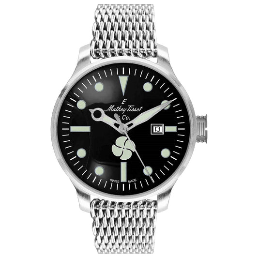 Front view of Mathey Tissot Elica Men's Automatic Watch U121AN