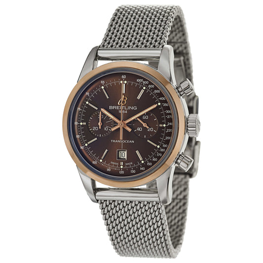 Front view of Breitling Transocean Men's Automatic Watch U4131012-Q600-171A