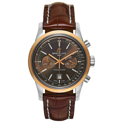 Front view of Breitling Transocean Men's Automatic Watch U4131012-Q600-725P