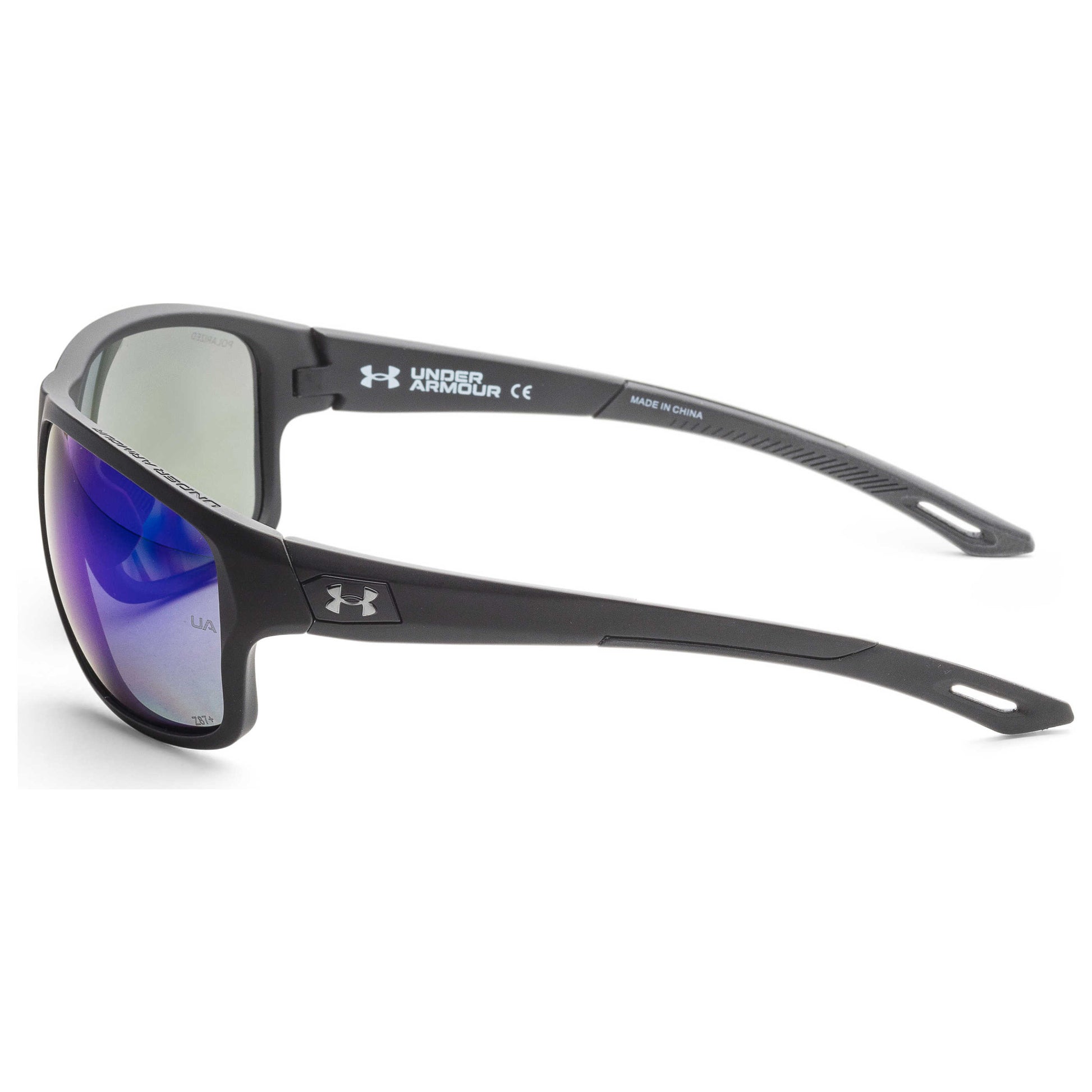 Left view of Under Armour Fashion Men's Sunglasses UA0004S-001T-65