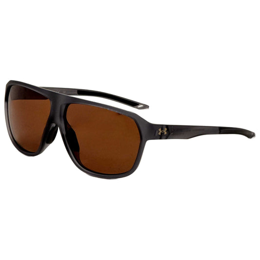 Front view of Under Armour Men's Sunglasses UADOMINATE-F-KB7-65