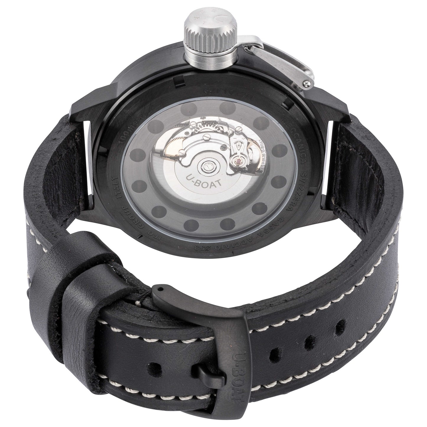 Back view of U-Boat Classico Men's Automatic Watch UB-1017-1