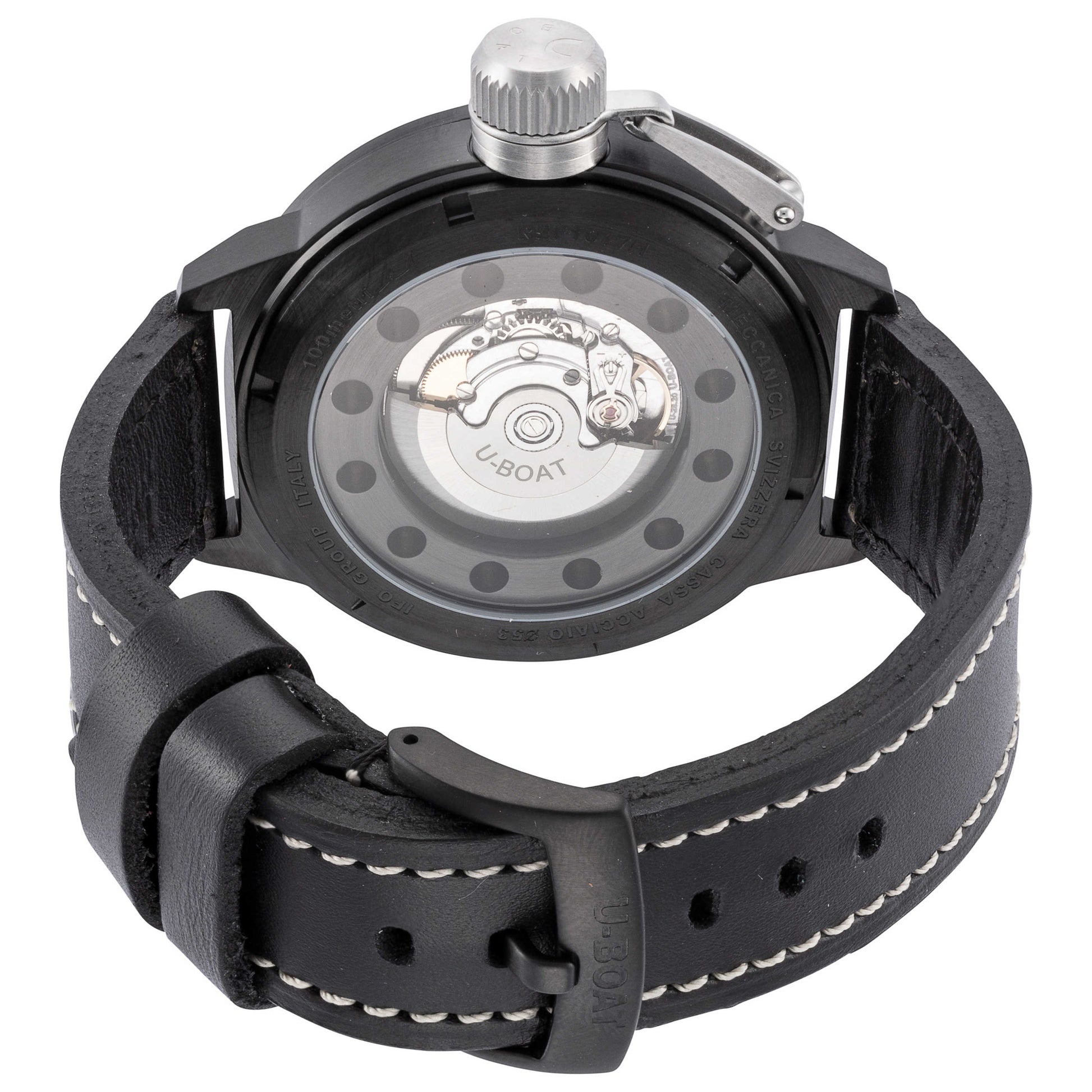 Back view of U-Boat Classico Men's Automatic Watch UB-1017-1