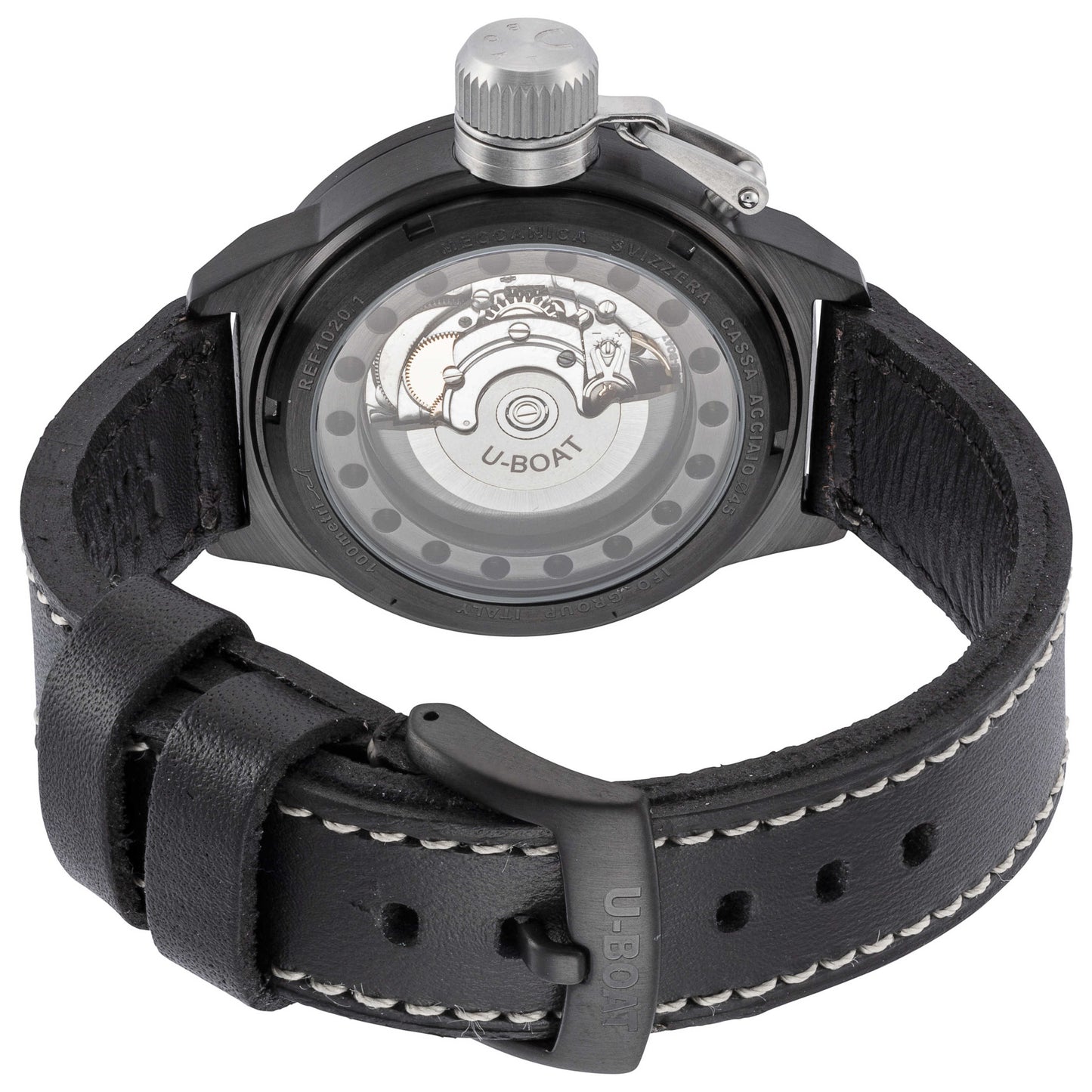 Back view of U-Boat Classico Men's Automatic Watch UB-1020-1