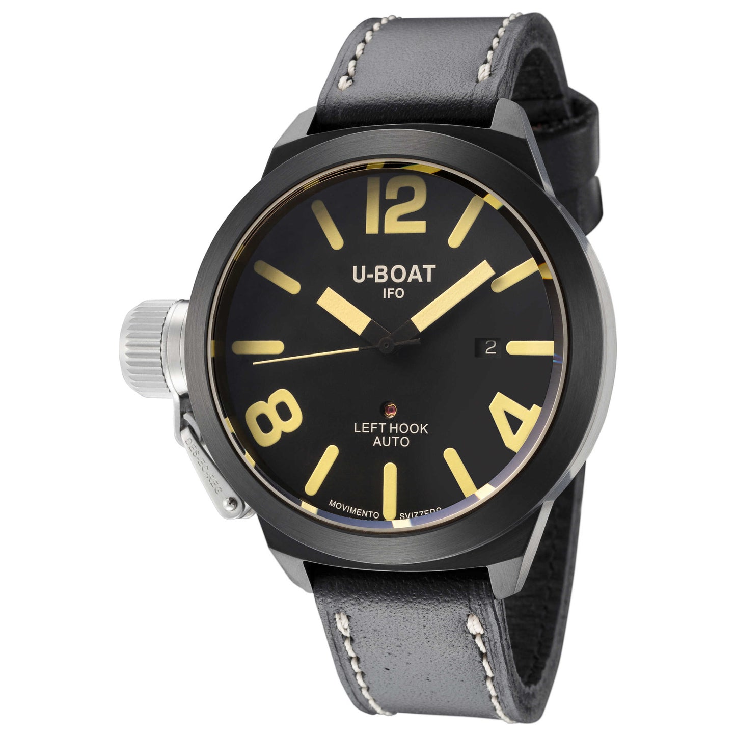 Front view of U-Boat Classico Men's Automatic Watch UB-1020-1