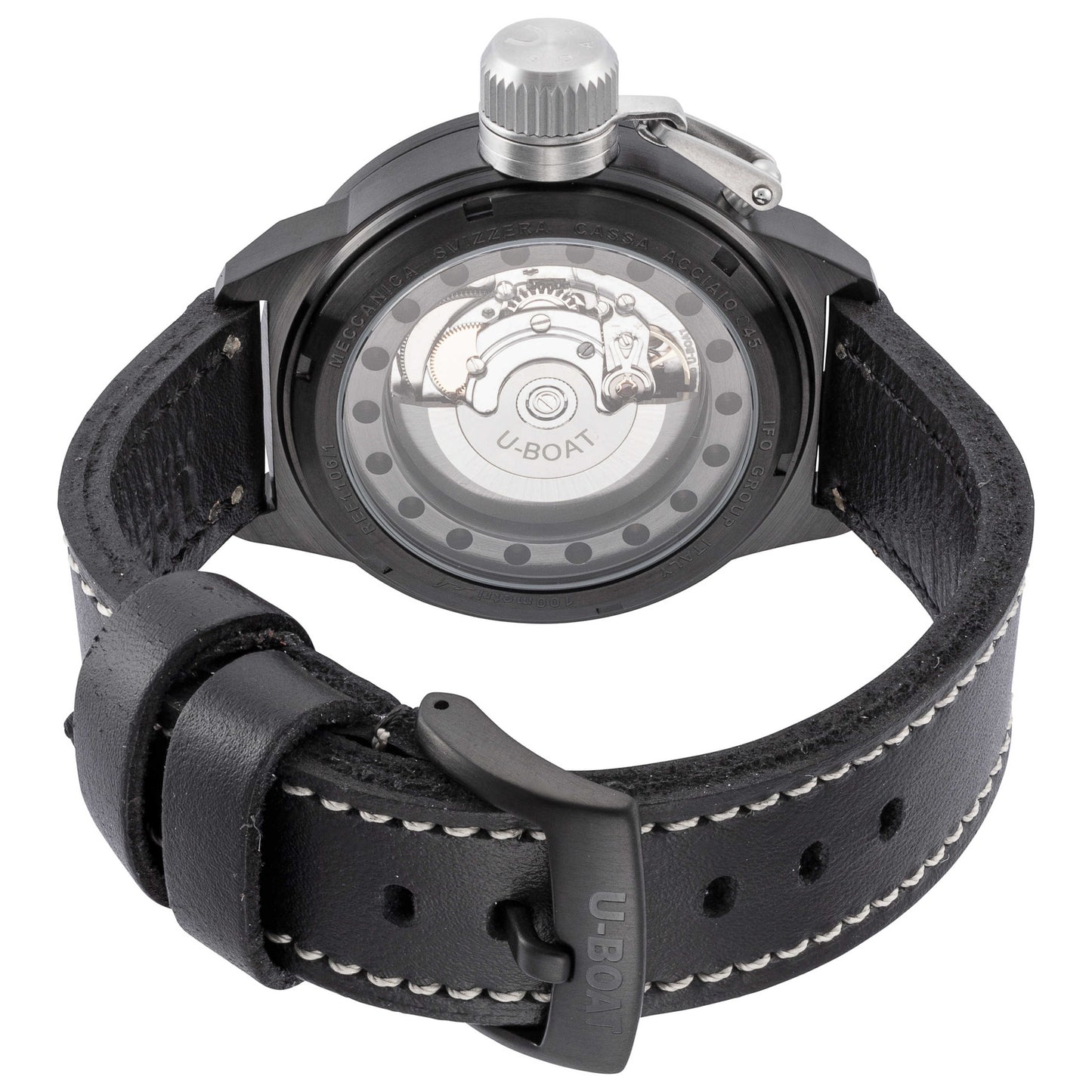 Back view of U-Boat Classico Men's Automatic Watch UB-1106-1