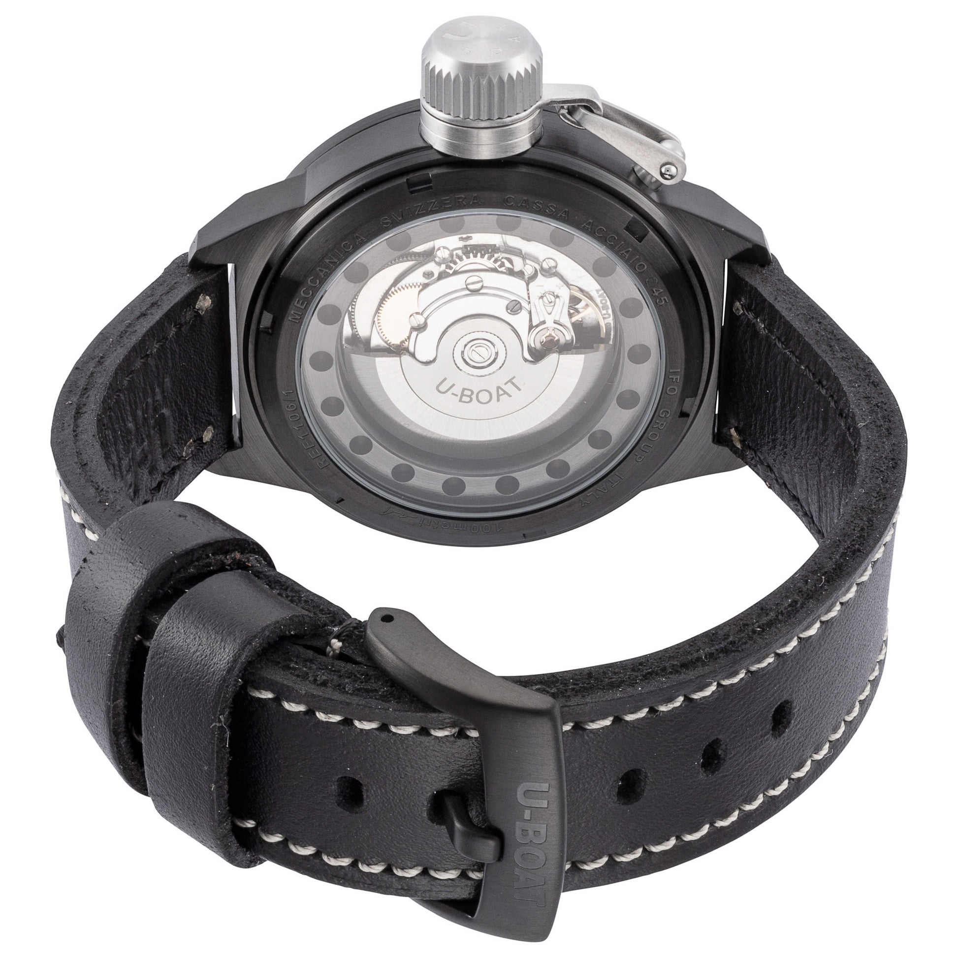 Back view of U-Boat Classico Men's Automatic Watch UB-1106-1