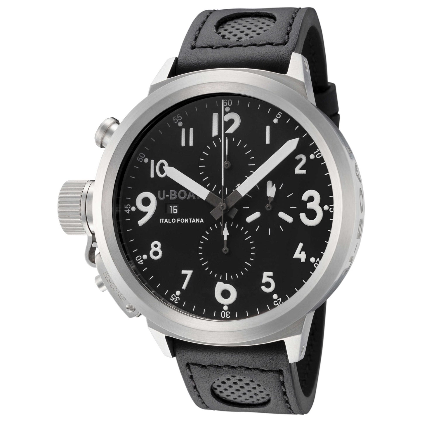 Front view of U-Boat Flight Deck Men's Automatic Watch UB-6117-1