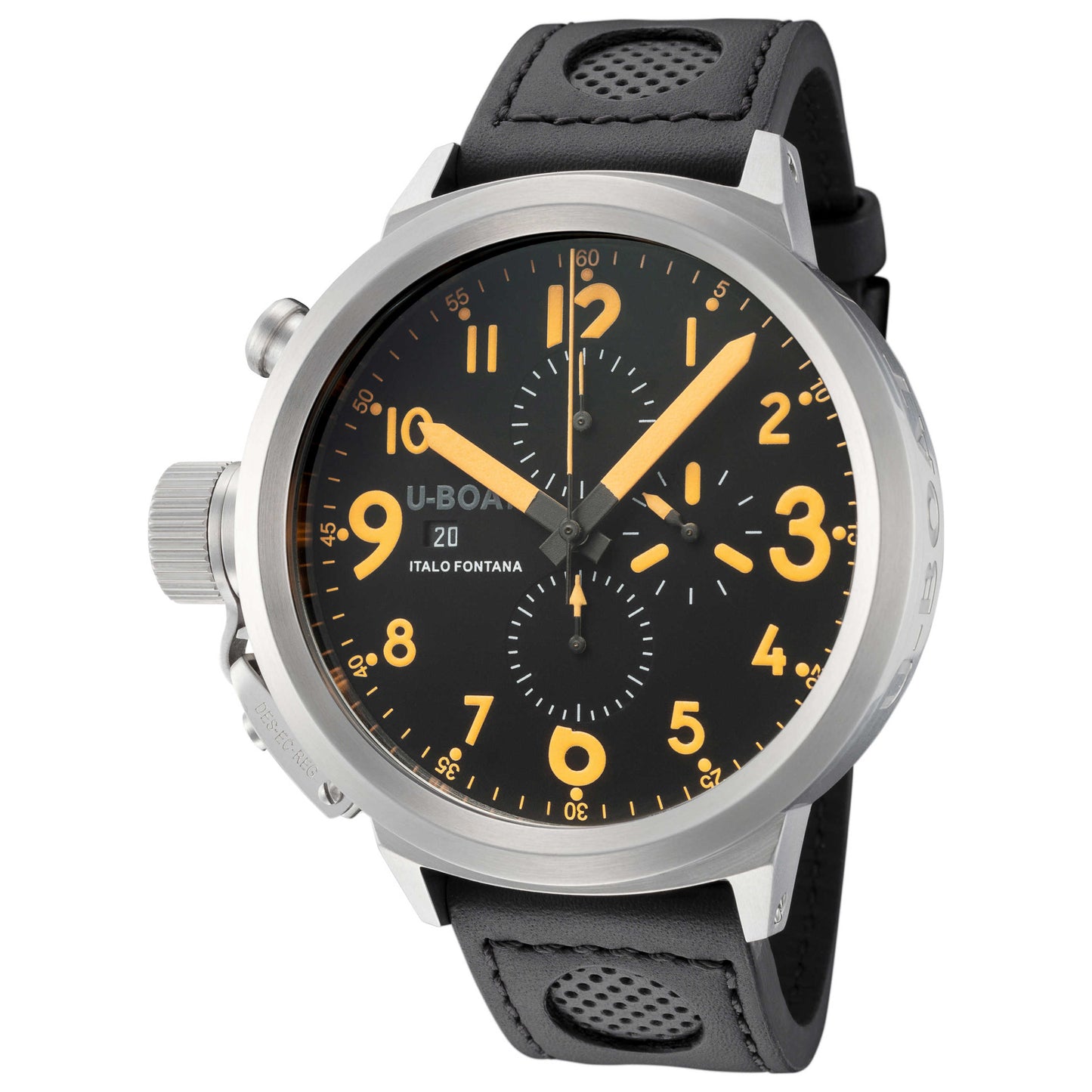 Front view of U-Boat Flight Deck Men's Automatic Watch UB-6119-1