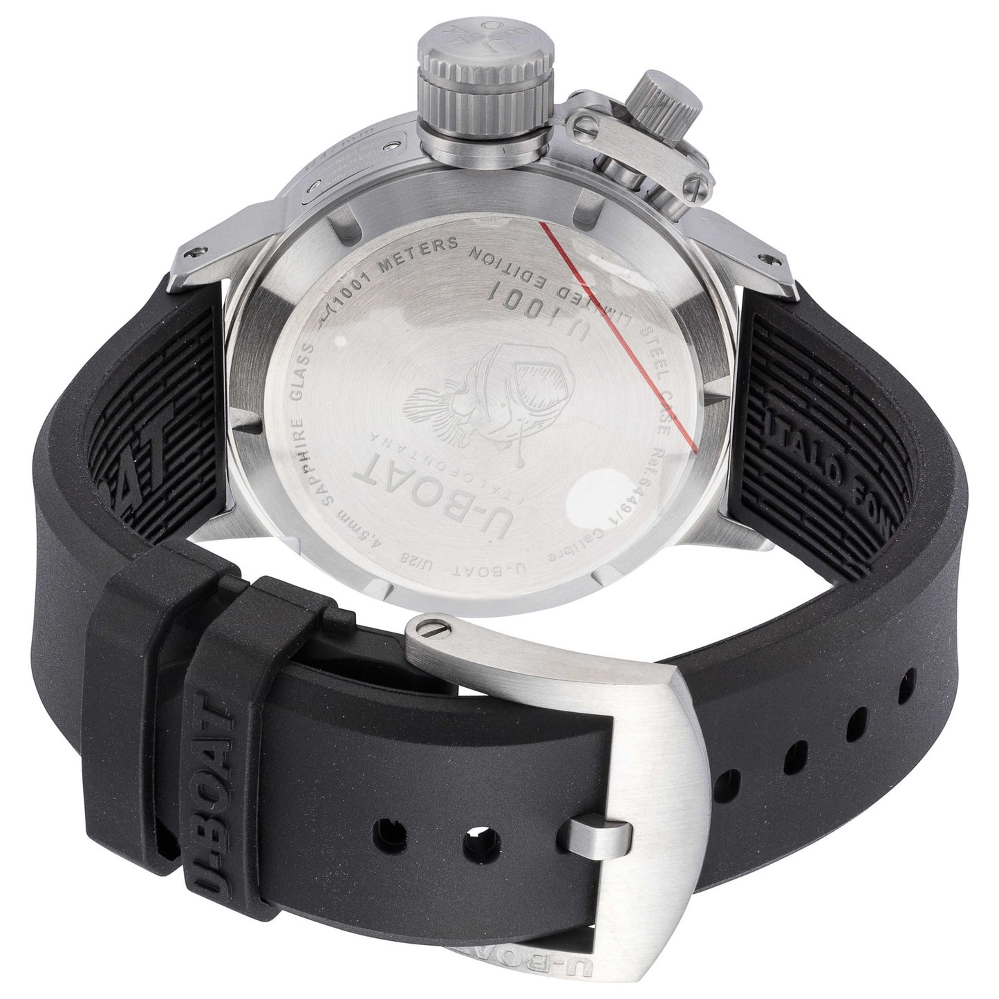 Back view of U-Boat Limited Edition Men's Automatic Watch UB-6449-1