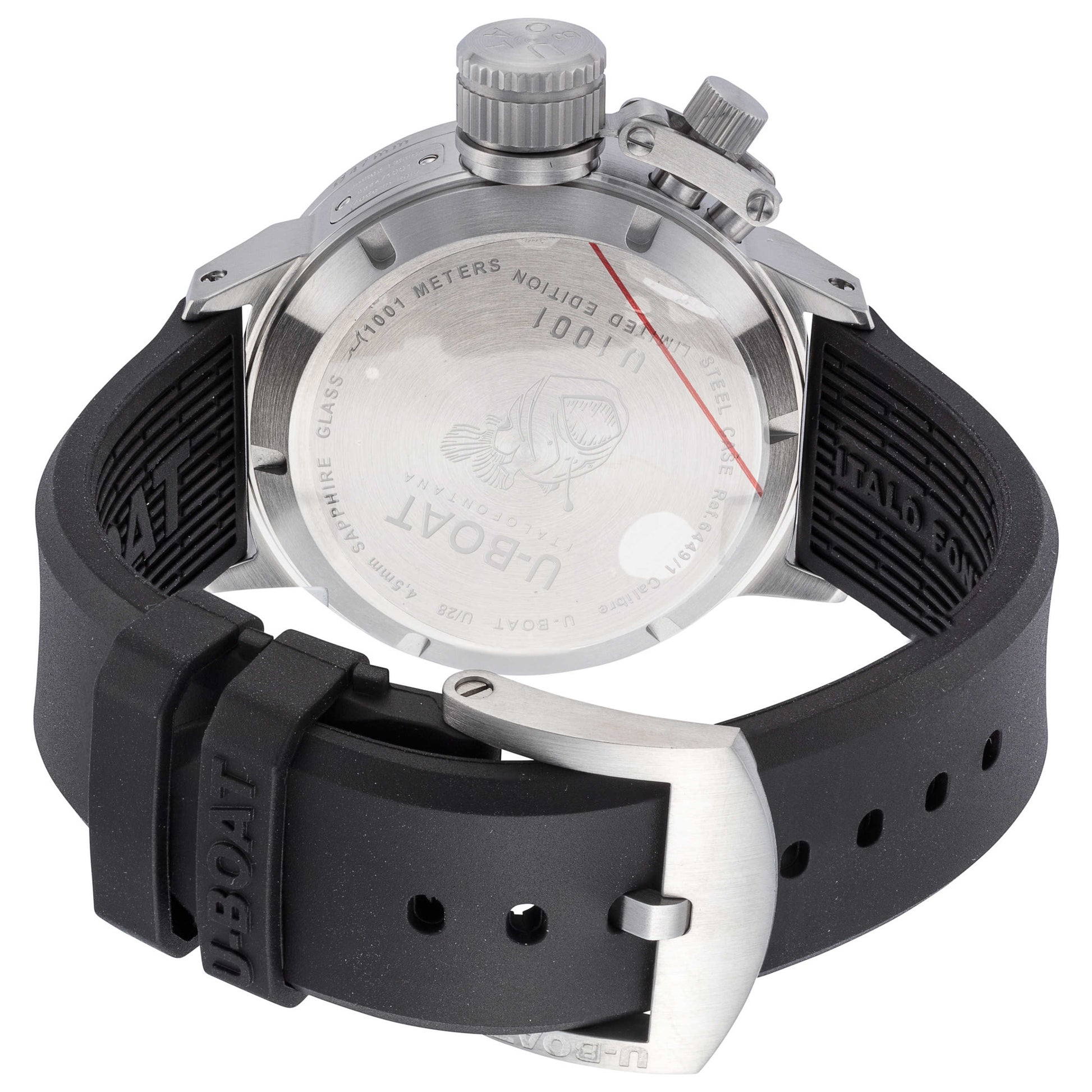 Back view of U-Boat Limited Edition Men's Automatic Watch UB-6449-1
