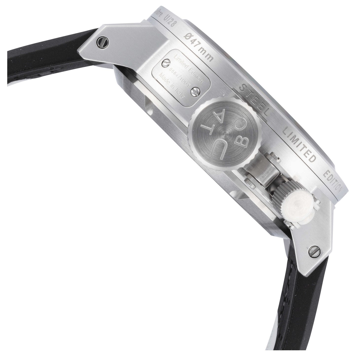 Right view of U-Boat Limited Edition Men's Automatic Watch UB-6449-1