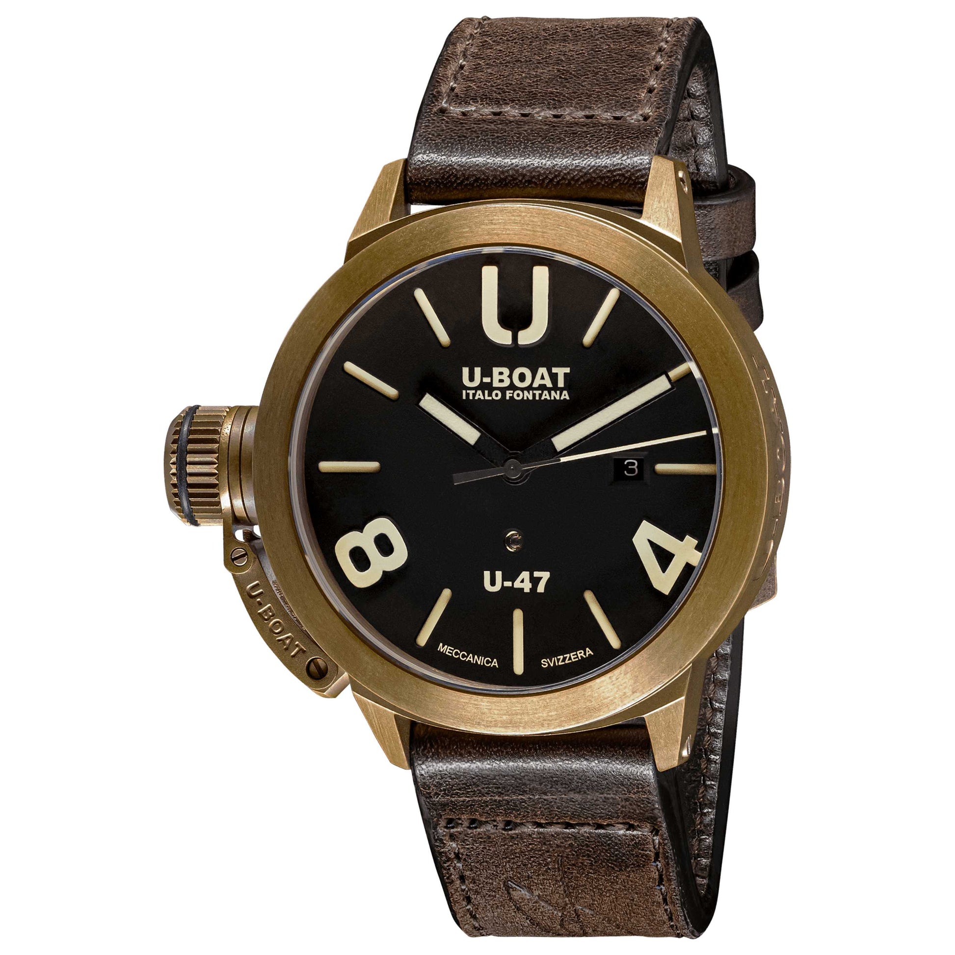 Front view of U-Boat Classico Men's Automatic Watch UB-7797