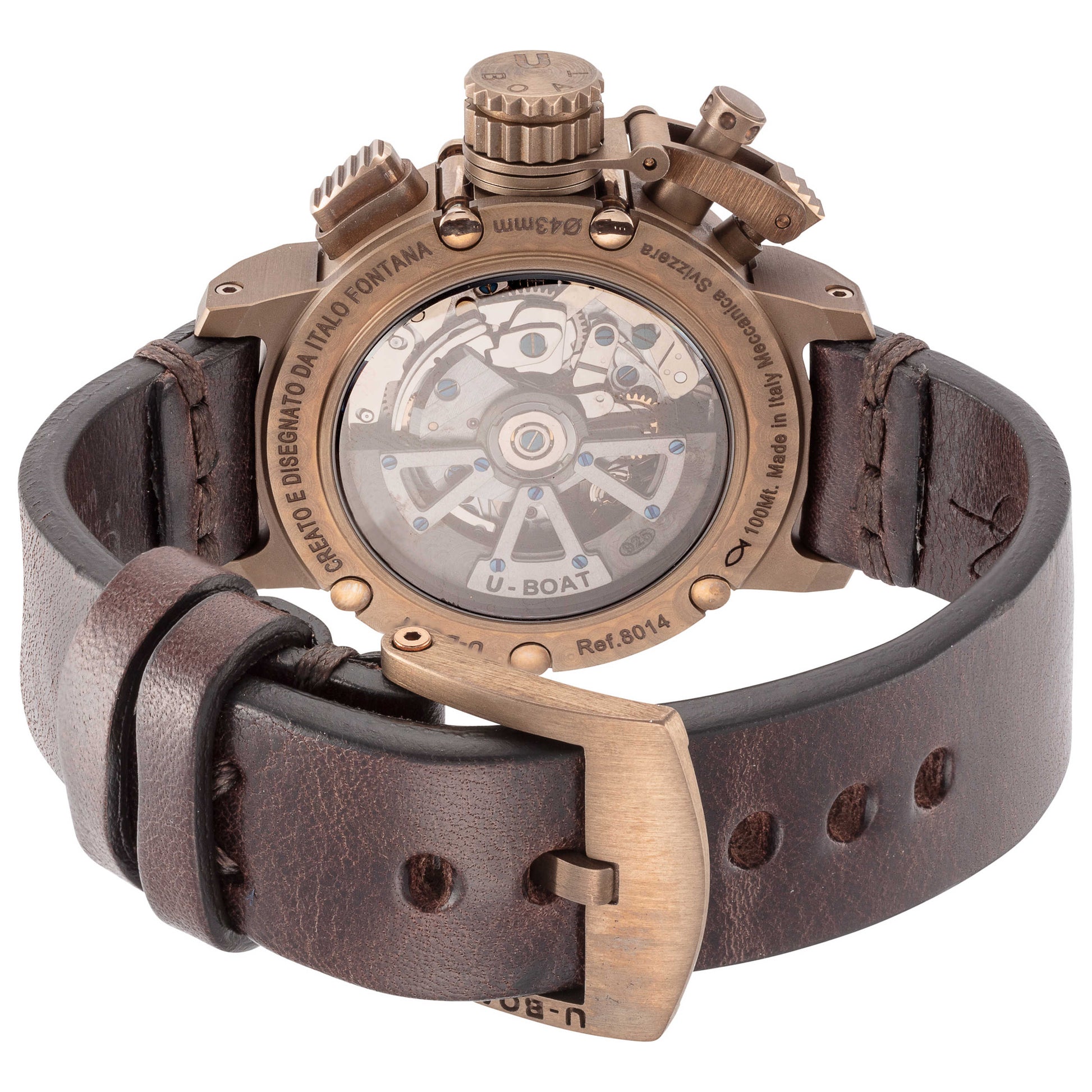 Back view of U-Boat Chimera Men's Automatic Watch UB-8014