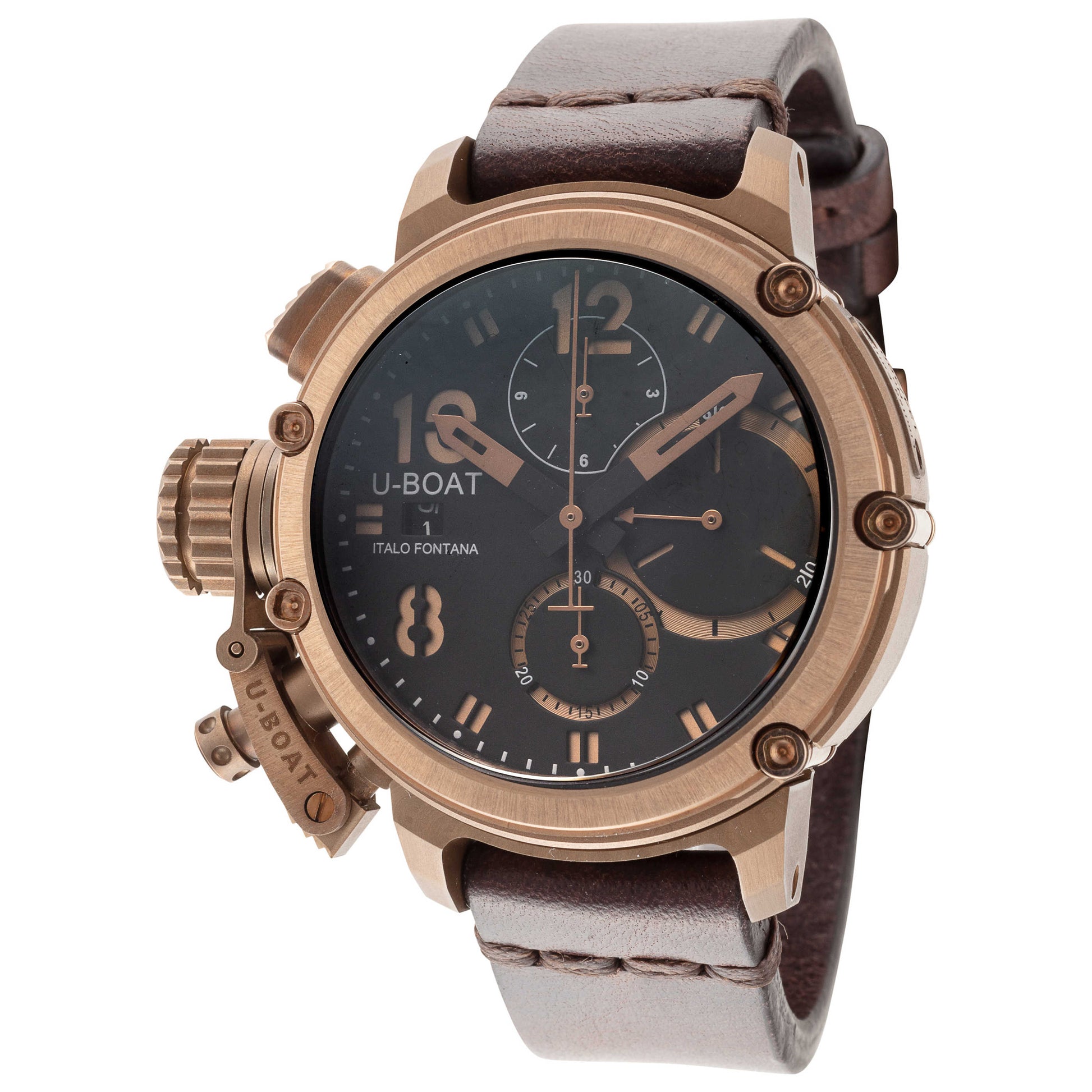 Front view of U-Boat Chimera Men's Automatic Watch UB-8014