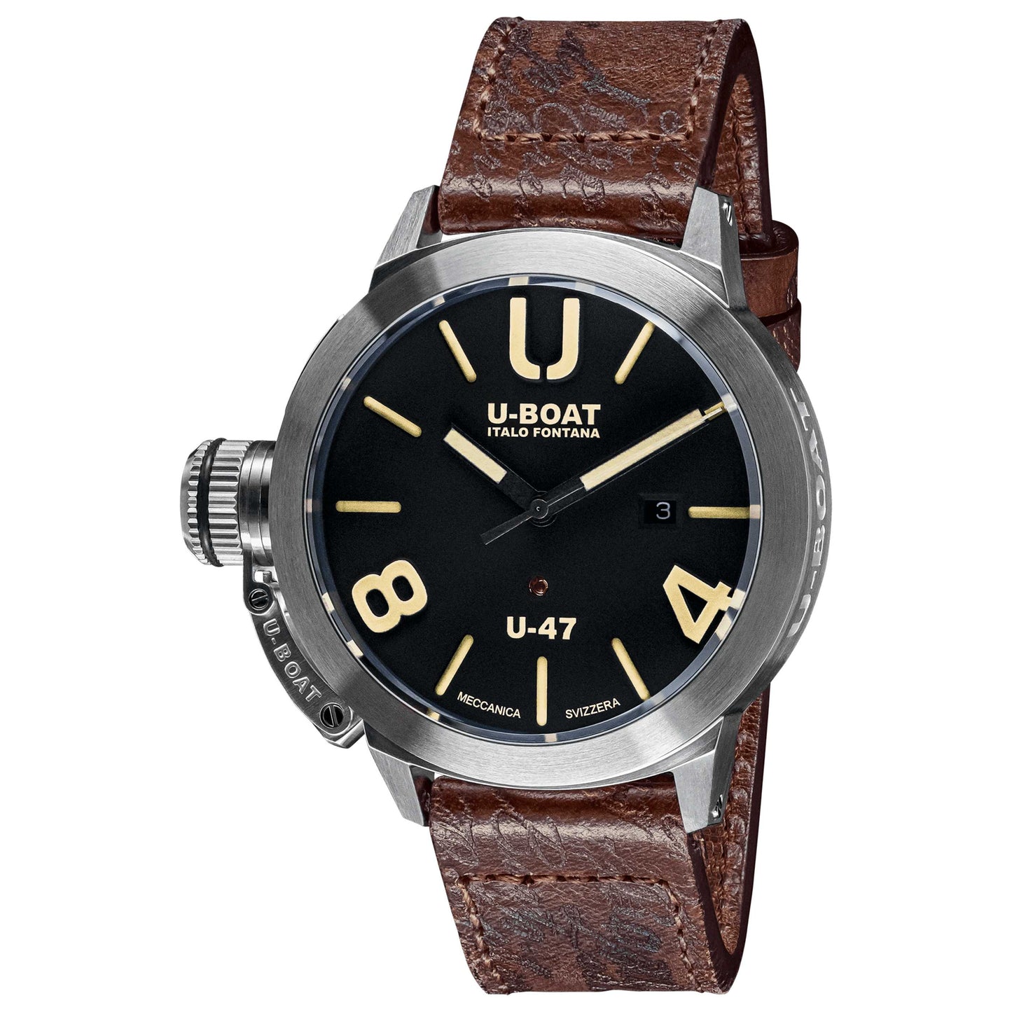 Front view of U-Boat Classico Men's Automatic Watch UB-8105