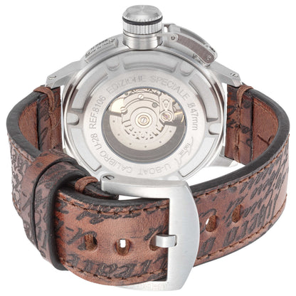 Back view of U-Boat Classico Men's Automatic Watch UB-8106