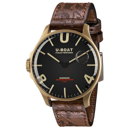 Front view of U-Boat Darkmoon Men's Quartz Watch UB-8467-B