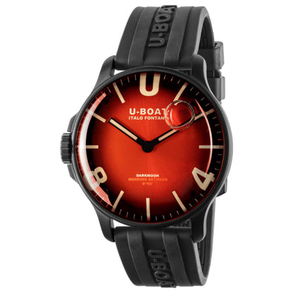 Front view of U-Boat Darkmoon Men's Quartz Watch UB-8697-B