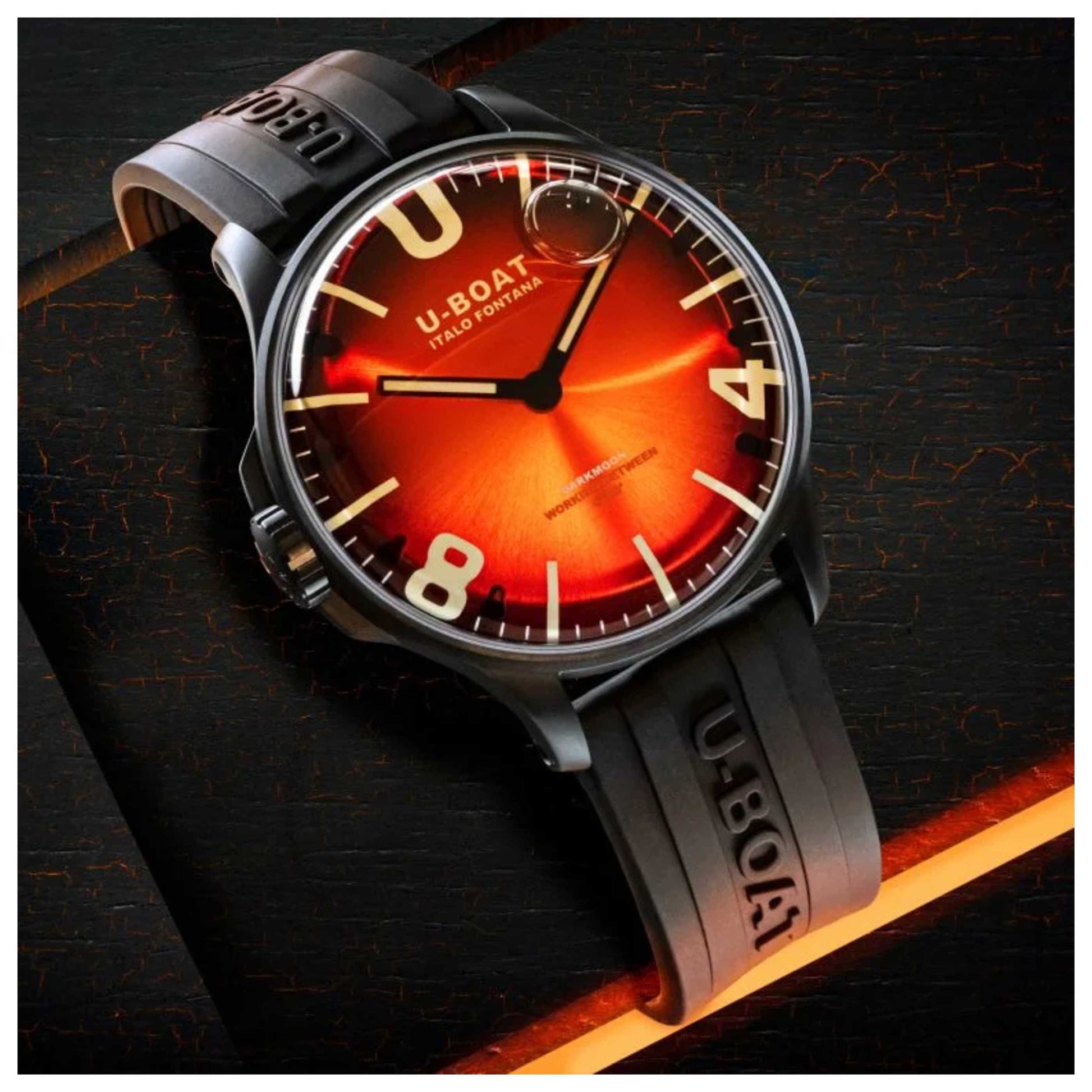 U-Boat Darkmoon Men's Quartz Watch UB-8697-B - Image #3