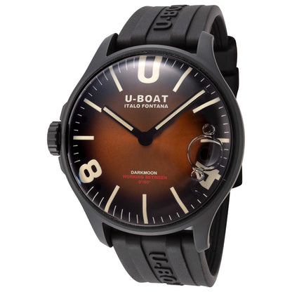 Front view of U-Boat Darkmoon Men's Quartz Watch UB-8699-B