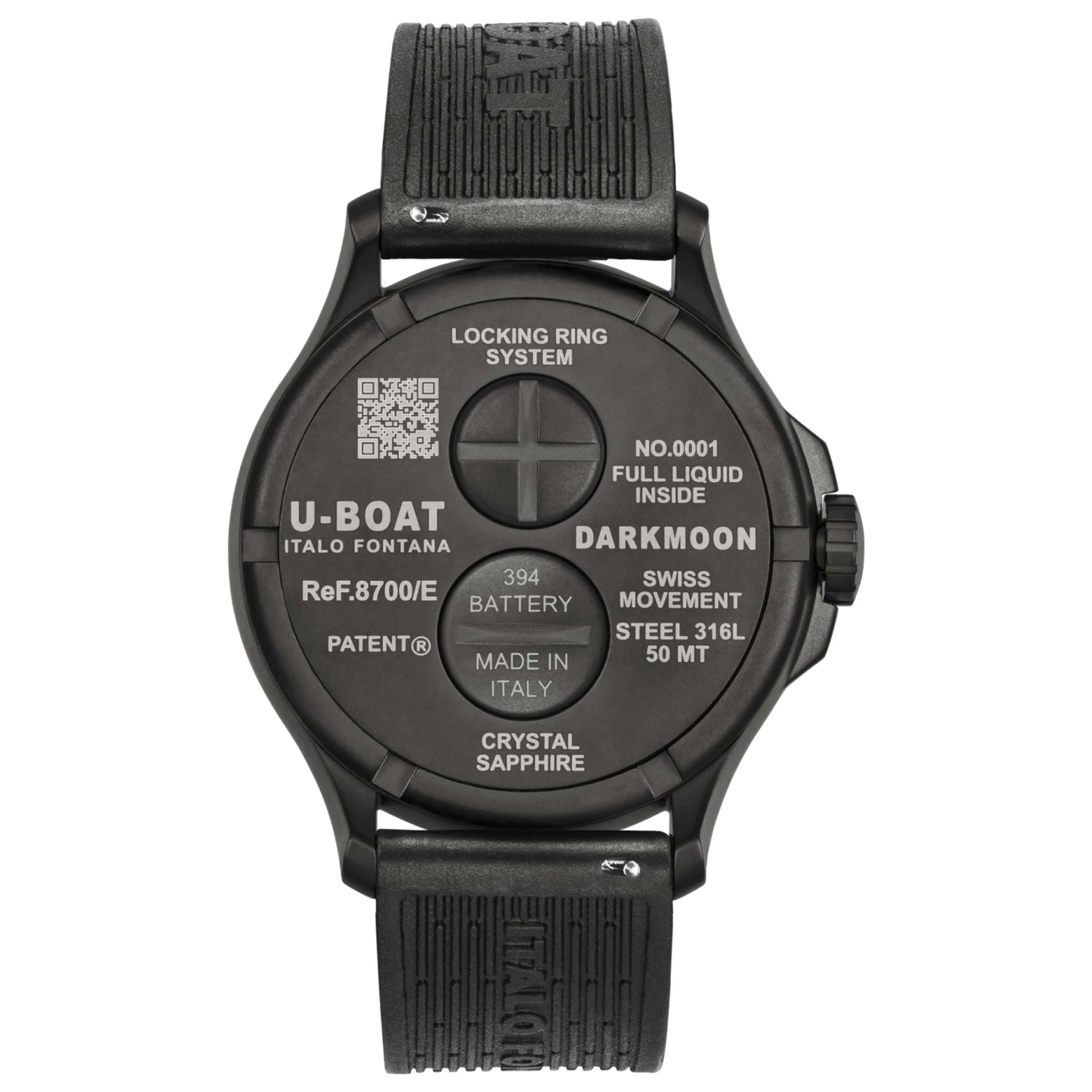 U-Boat Darkmoon Men's Quartz Watch UB-8700 - Image #2